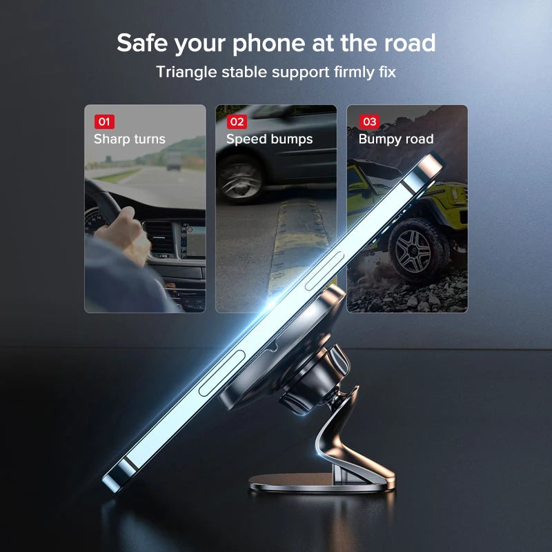 iPhone Xiaomi Samsung Huawei용 자기 자동차 휴대폰 홀더 거치대 360도