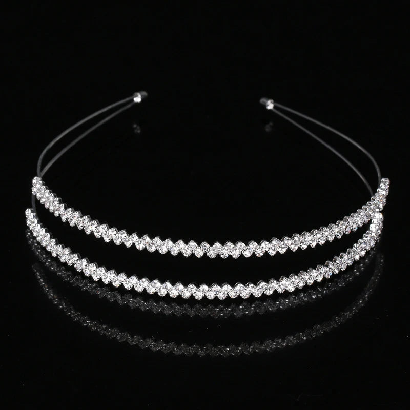 Crystal Princess Tiaras and Crown Bridal Headband