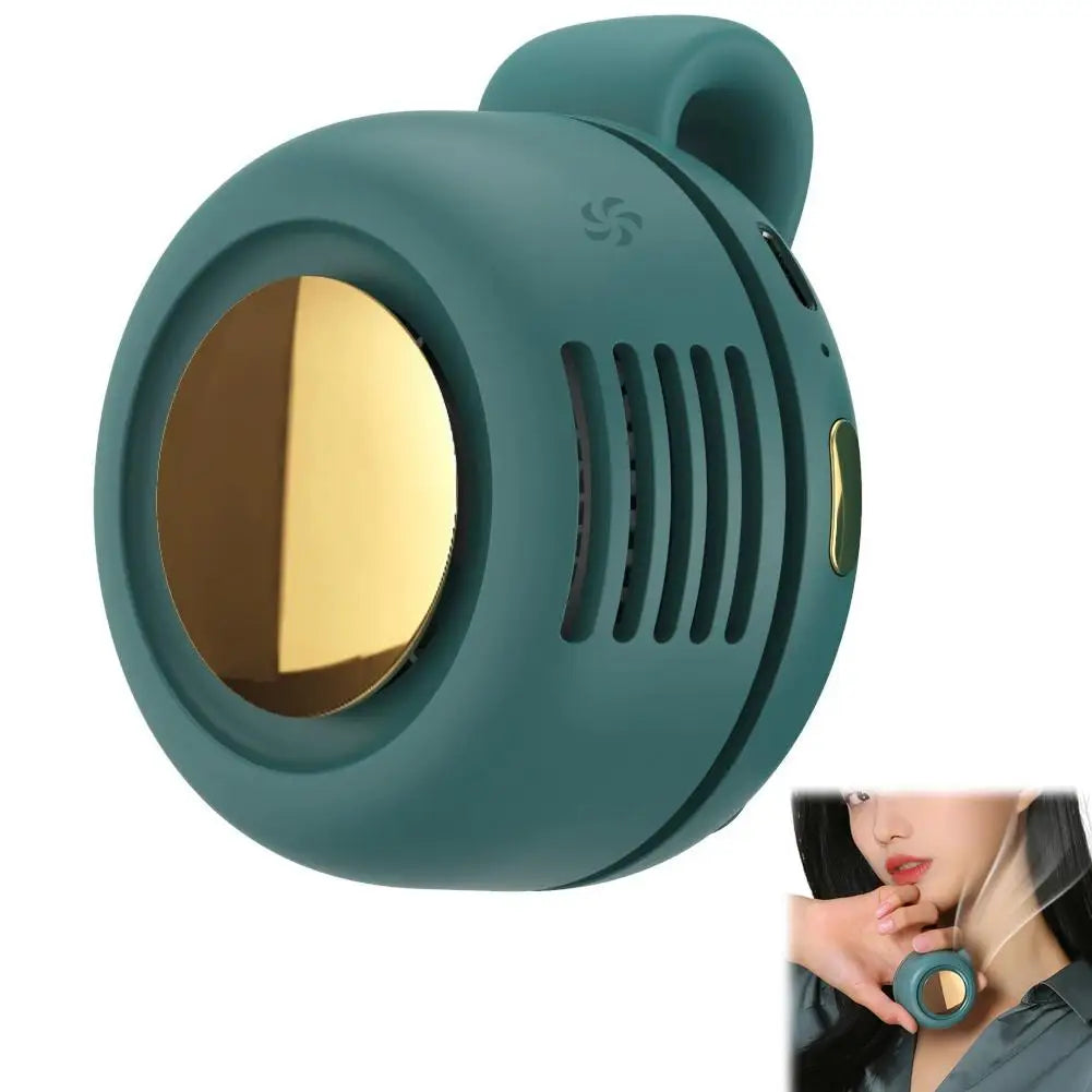 Portable Mini Bladeless Fan 3 Speed Adjustable Clip