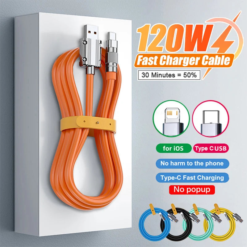 120W 6A 超高速充電 USB C