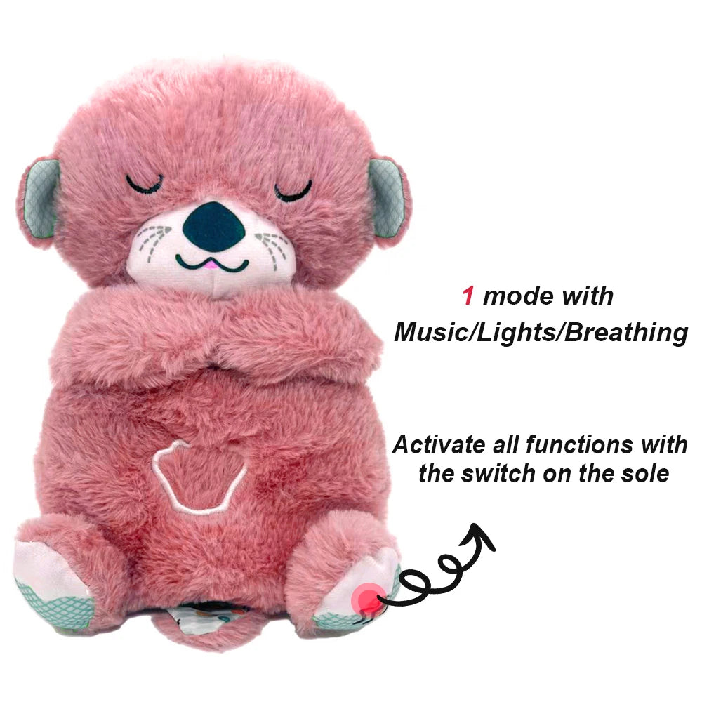 Breathing Bear Baby Soothing Otter Plush