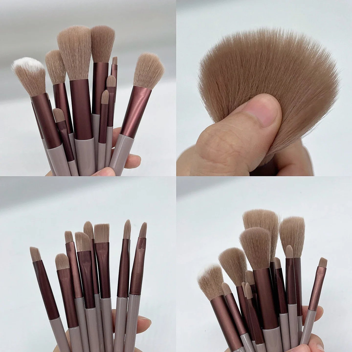 13 PCS Cosmetic Makeup Brushes Set