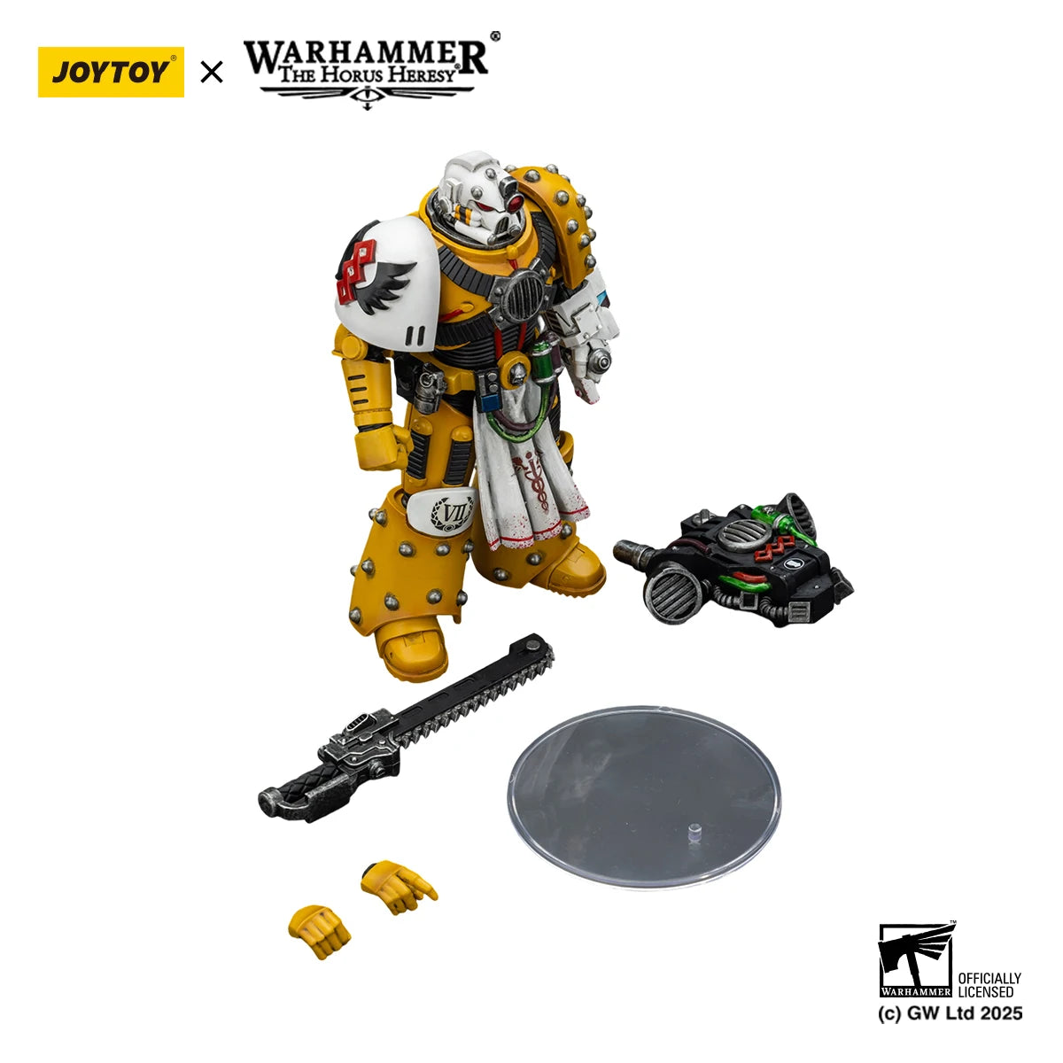 JOYTOY Warhammer 40k 1/18 Action Figures Imperial Fists Legion Apothecary