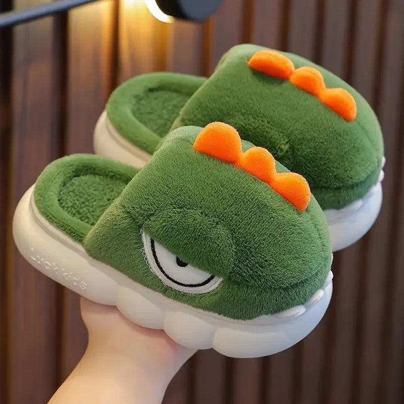 Kids Adorable Dinosaur Slippers