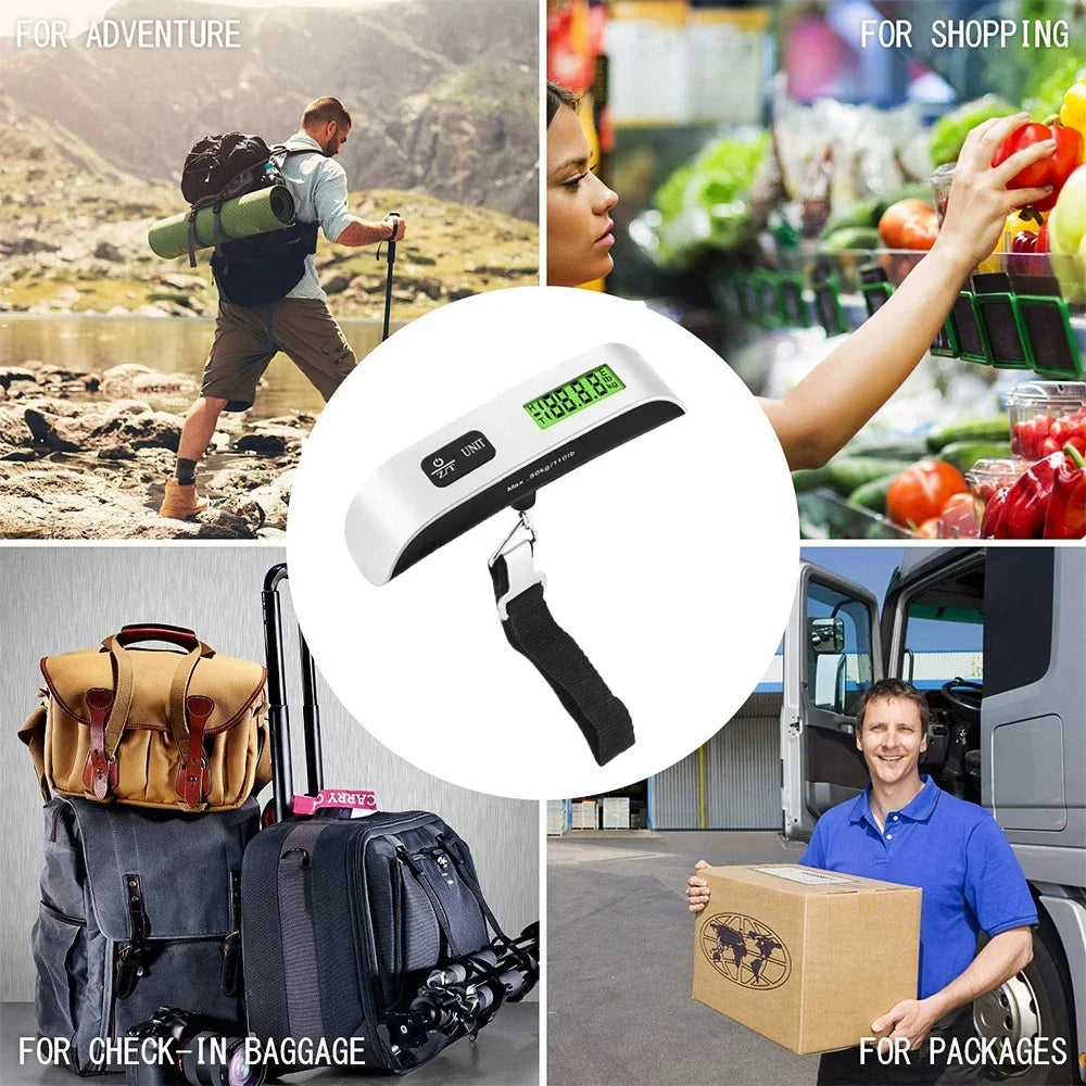 Portable Scale Digital LCD Display 110lb/50kg