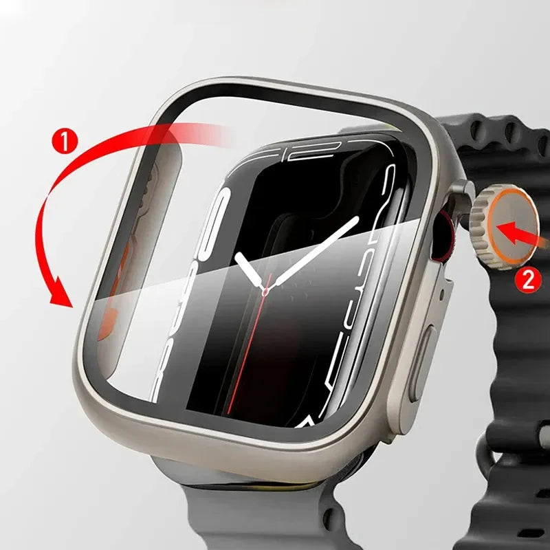 Apple Watch用ウルトラガラスケース