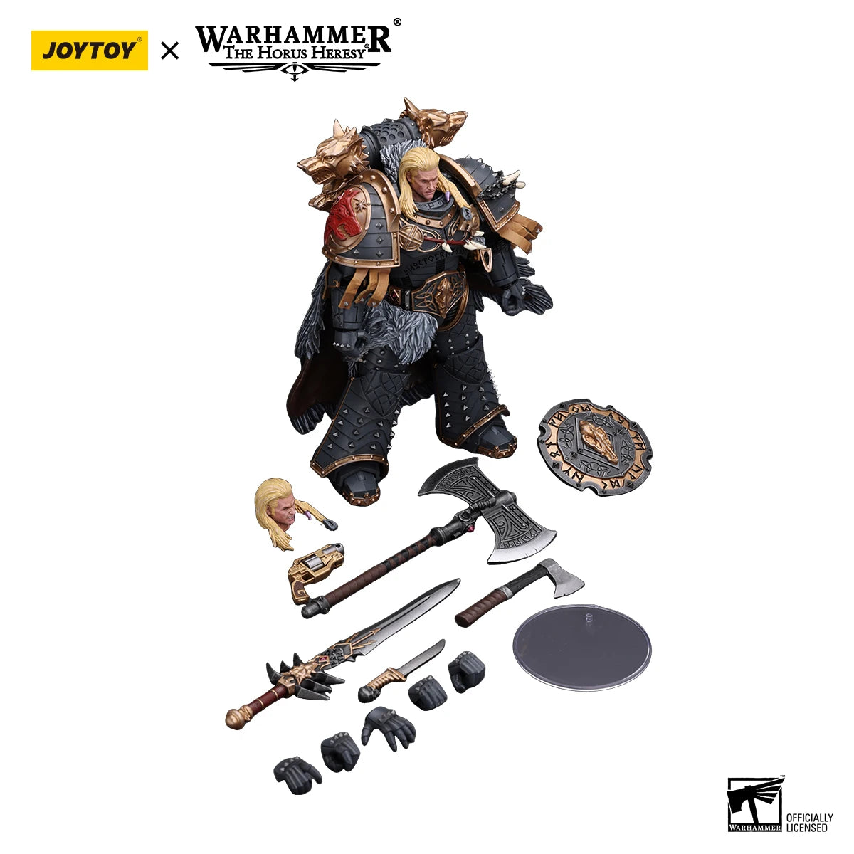 JOYTOY Warhammer 40k 1/18 Action Figures Space Wolves Leman Russ Primarch of the VIth Legion