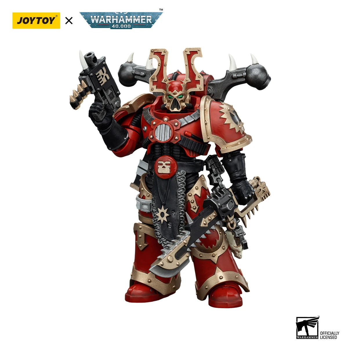 JOYTOY Warhammer 40k 1/18 Action Figures Anime 12.6cm World Eaters Khorne Berzerker