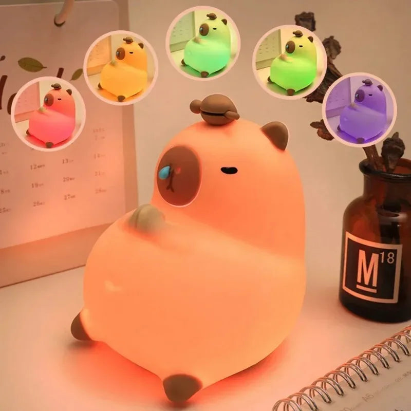Capybara Silicone Night Light