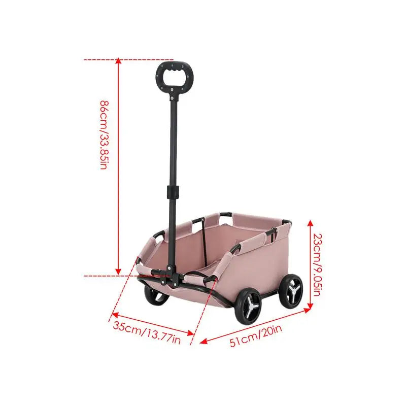 Pets 4 Wheels Lightweight Trolley Cart