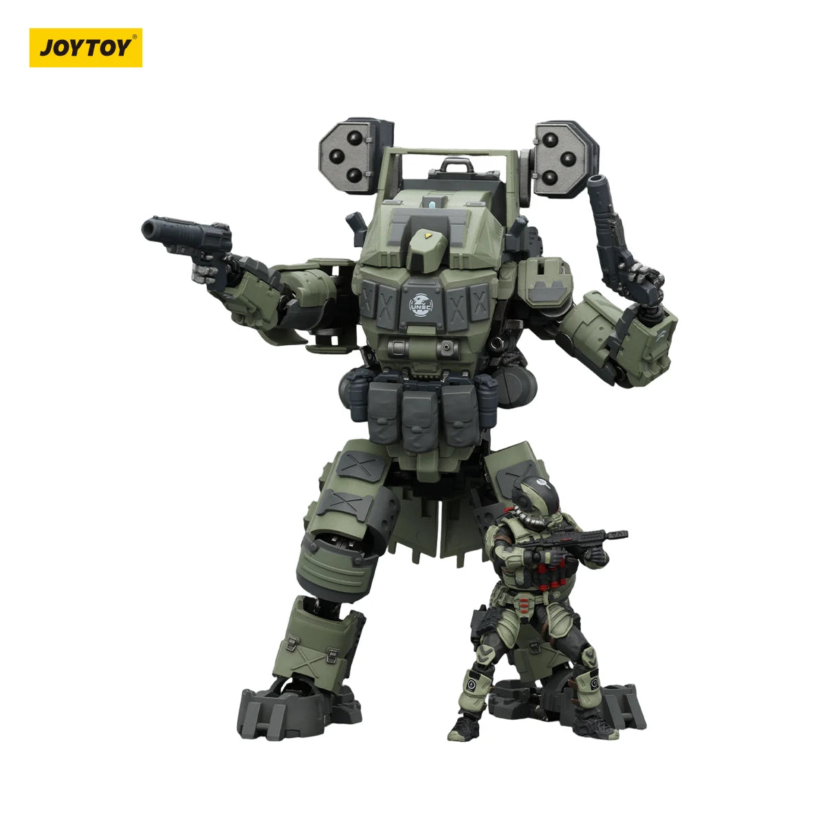 JOYTOY Dark Source 1/25 Action Figures APOC Series Annihilator Falcon Iron Assault Bedrock Sentence Storm Dauntless Mech