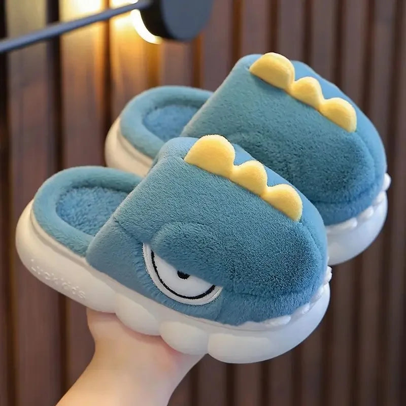 Kids Adorable Dinosaur Slippers