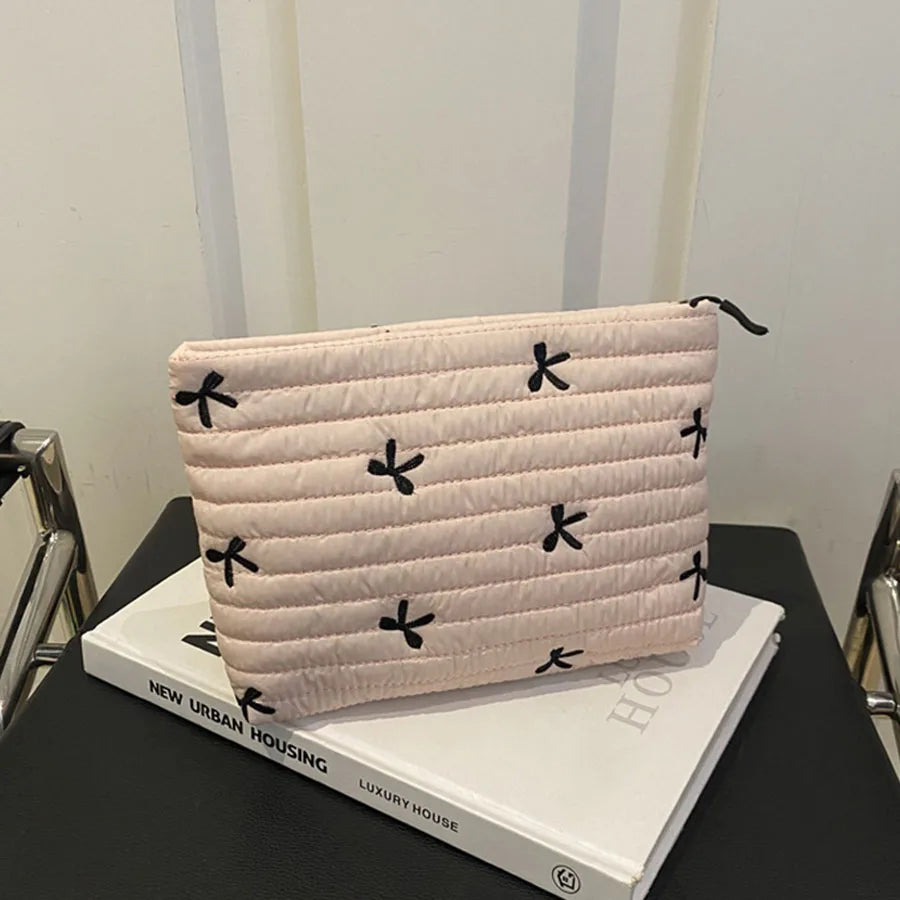 Cute Cosmetic Bag with Zipper Large Capacity