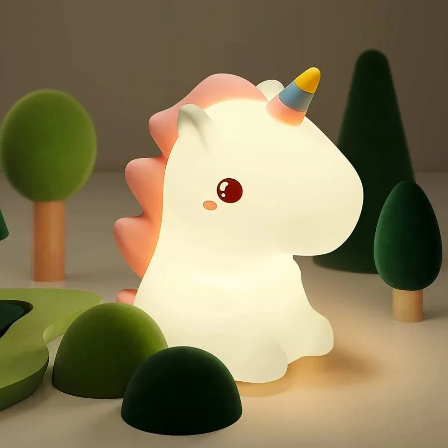Unicorn Cute Silicone LED Night Light