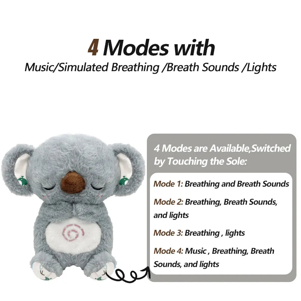 Breathing Bear Baby Soothing Otter Plush