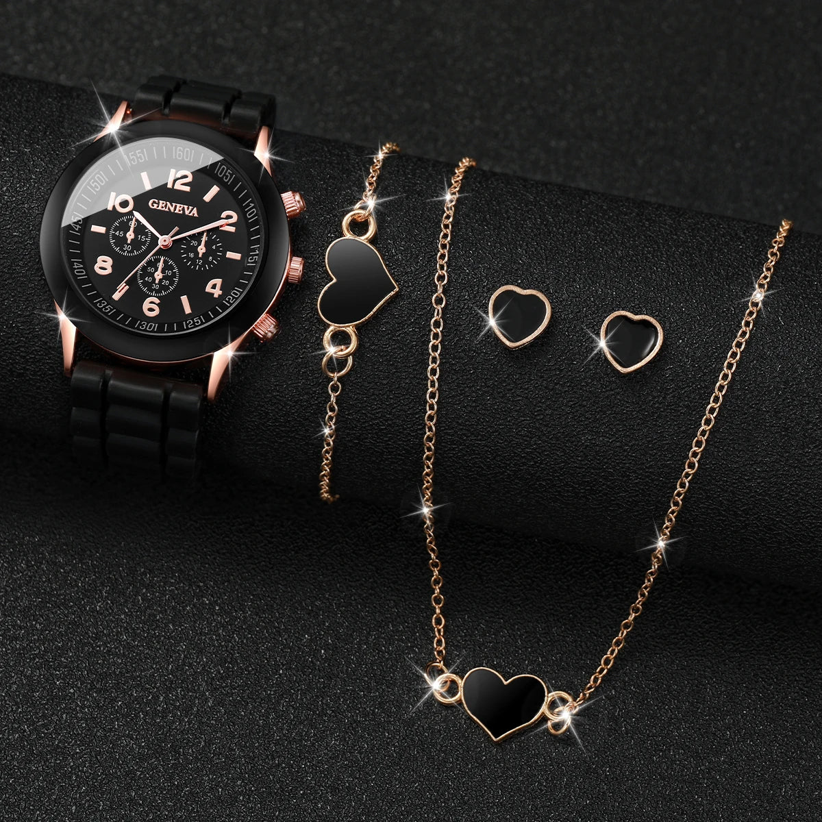 Women Watches Jewelry Set
