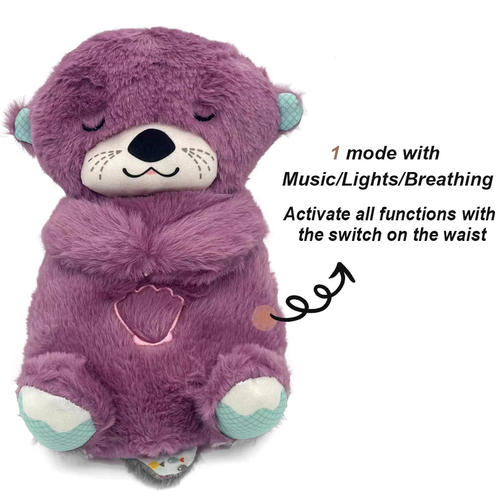 Breathing Bear Baby Soothing Otter Plush