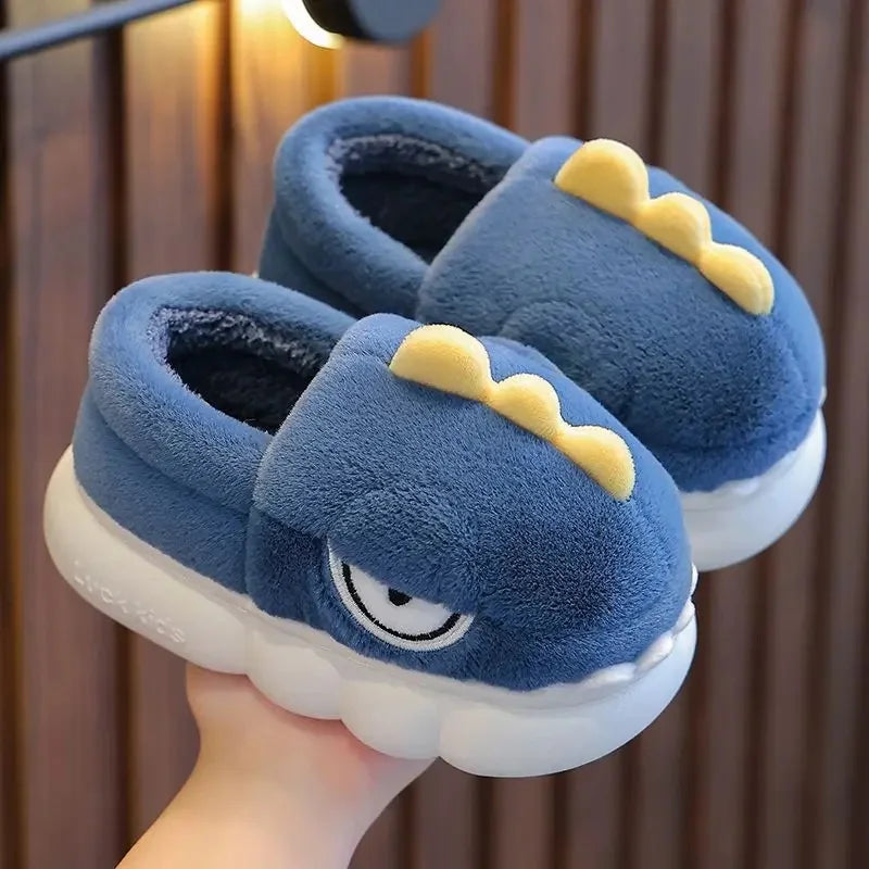 Kids Adorable Dinosaur Slippers