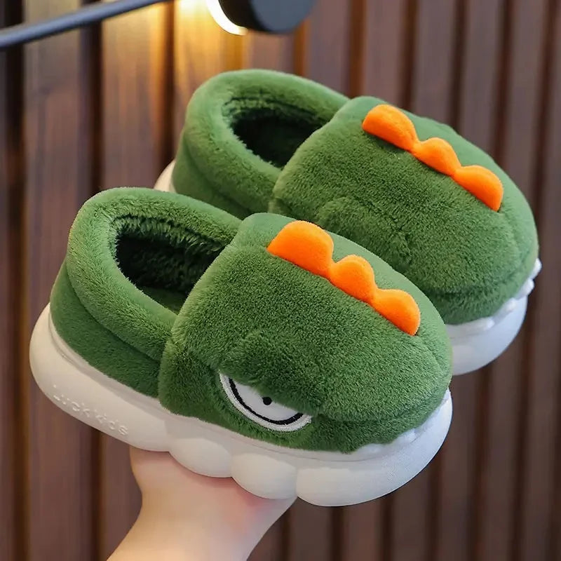 Kids Adorable Dinosaur Slippers