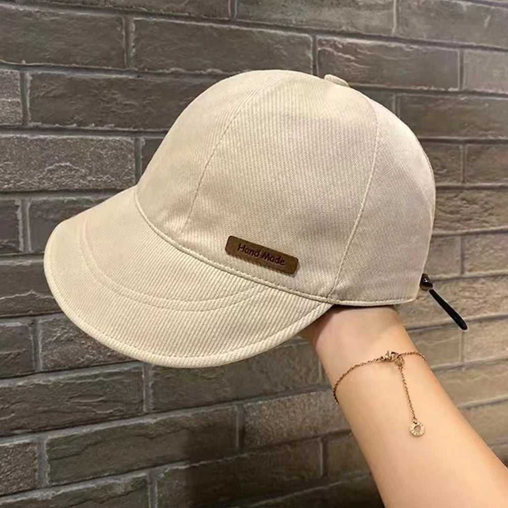 Foldable Sunhat Adjustable Cotton Wide Brim