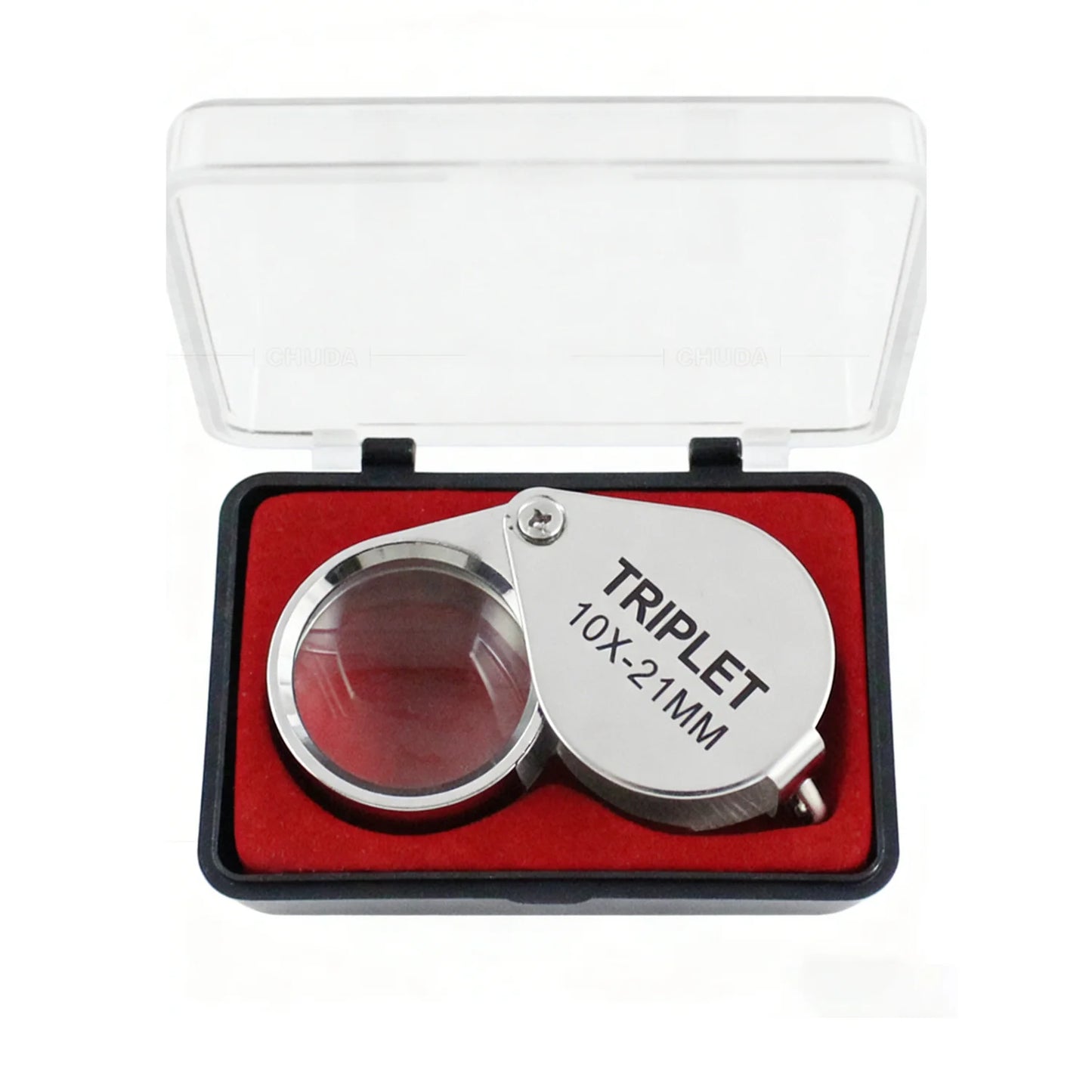 10-30X gold/silver 3 piece jewelry/reading magnifying glass