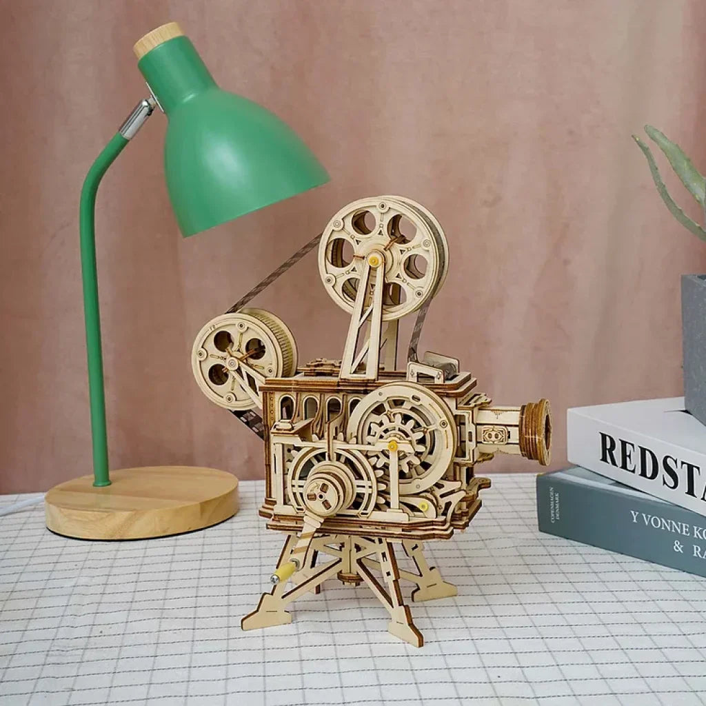 Robotime Rokr Vitascope Movie Projector 3D Wooden Puzzle Lk601 Dropship