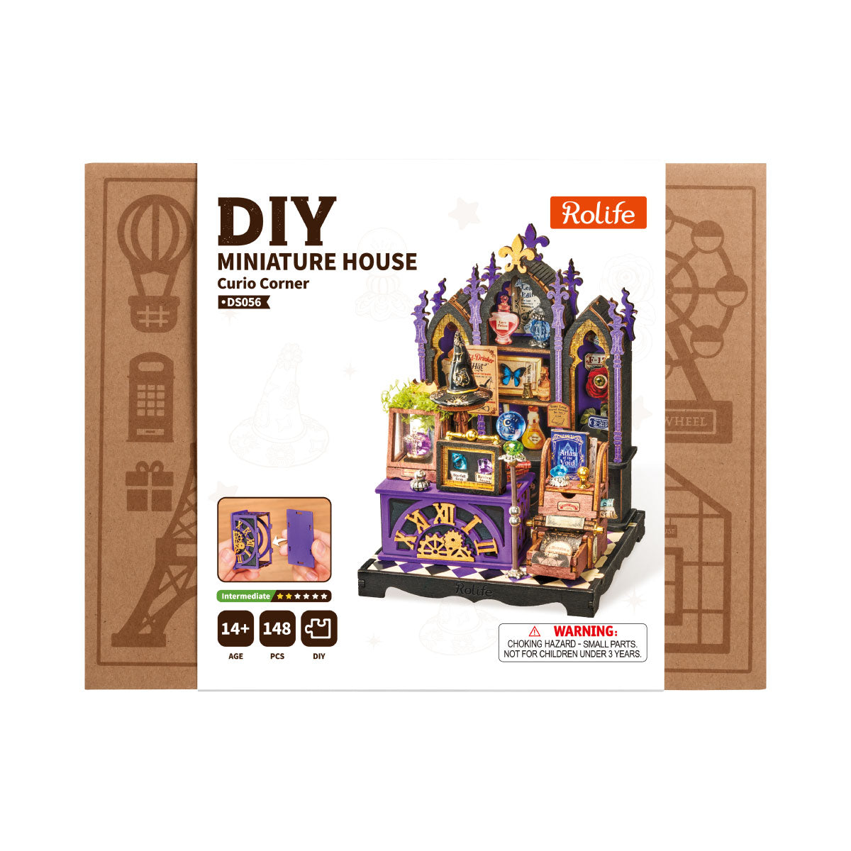 Robotime Rolife Curio Corner DIY Miniature House