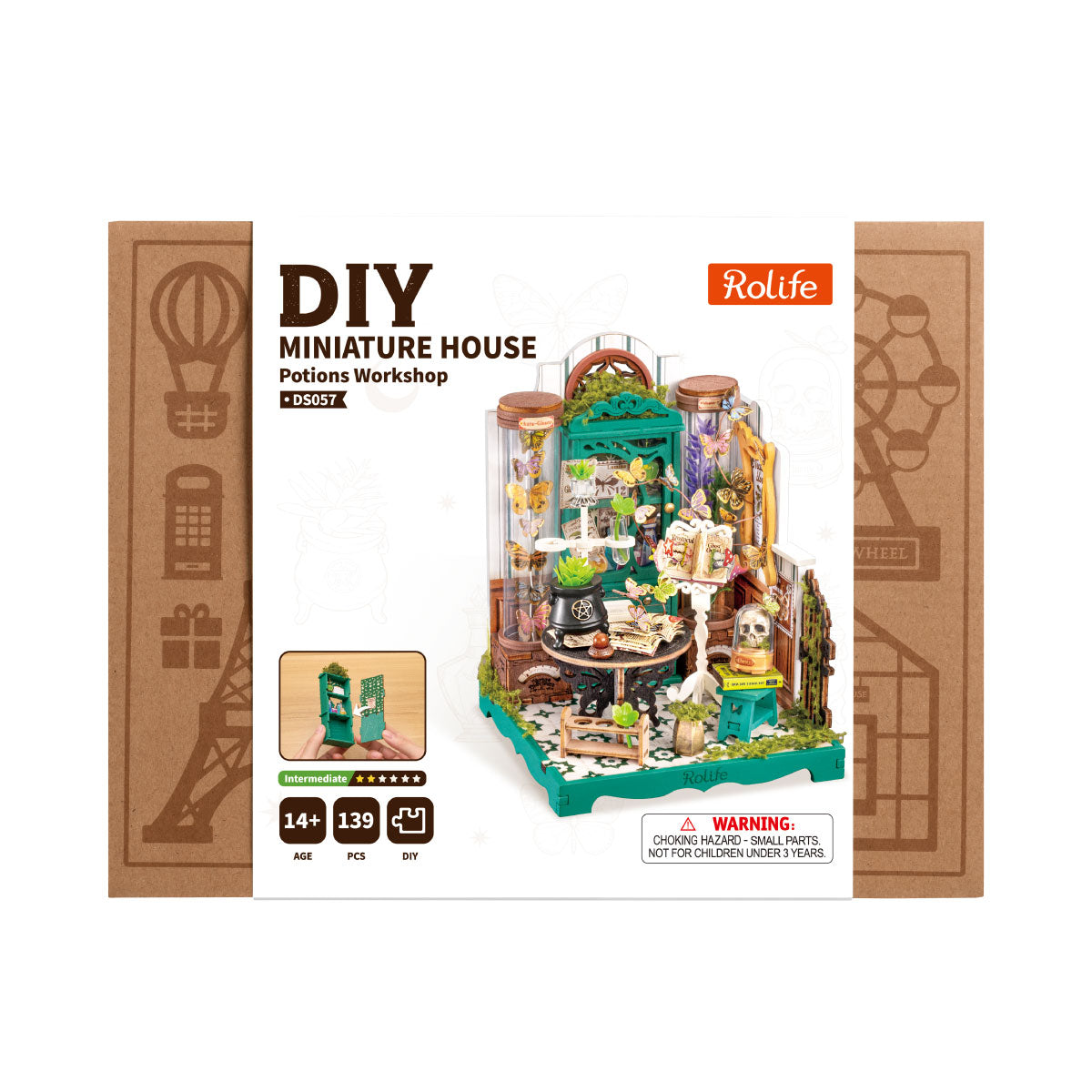 Robotime Rolife Potions Workshop DIY Miniature House