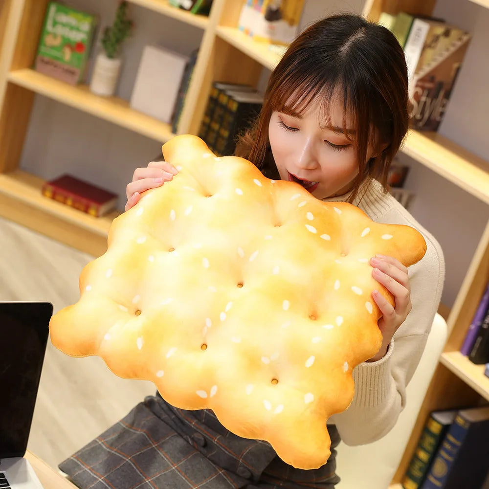 Snack Biscuits Plush Pillow