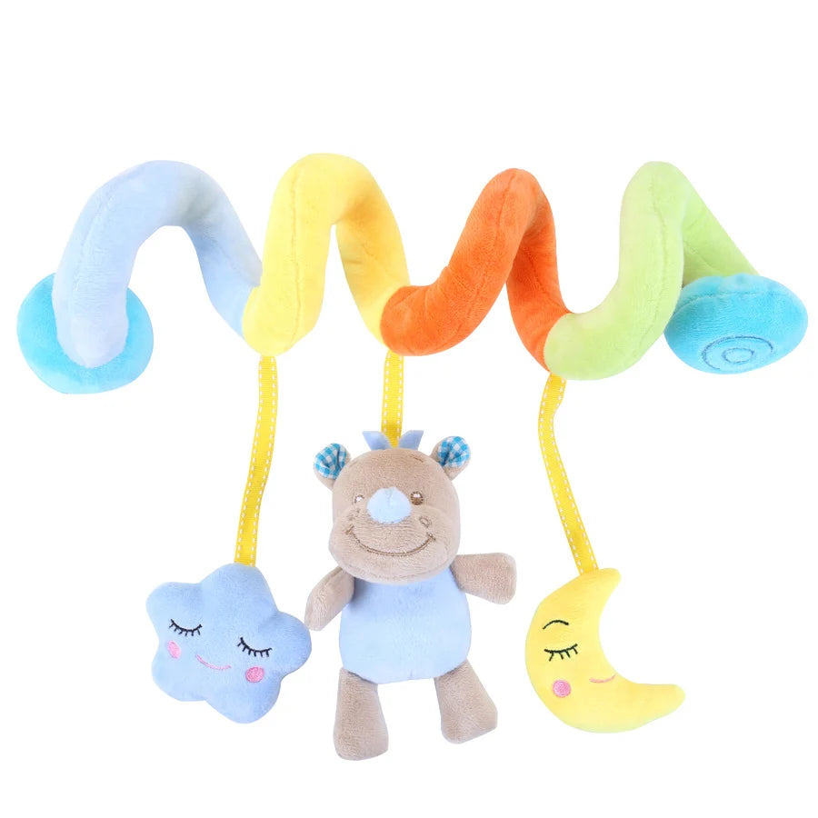 Stroller Spiral Rattle Baby Toy For Newborns