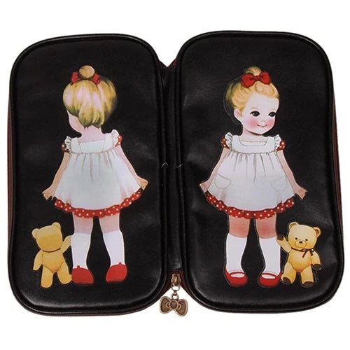 Cartoon Doll Girl Pattern Pencil Case