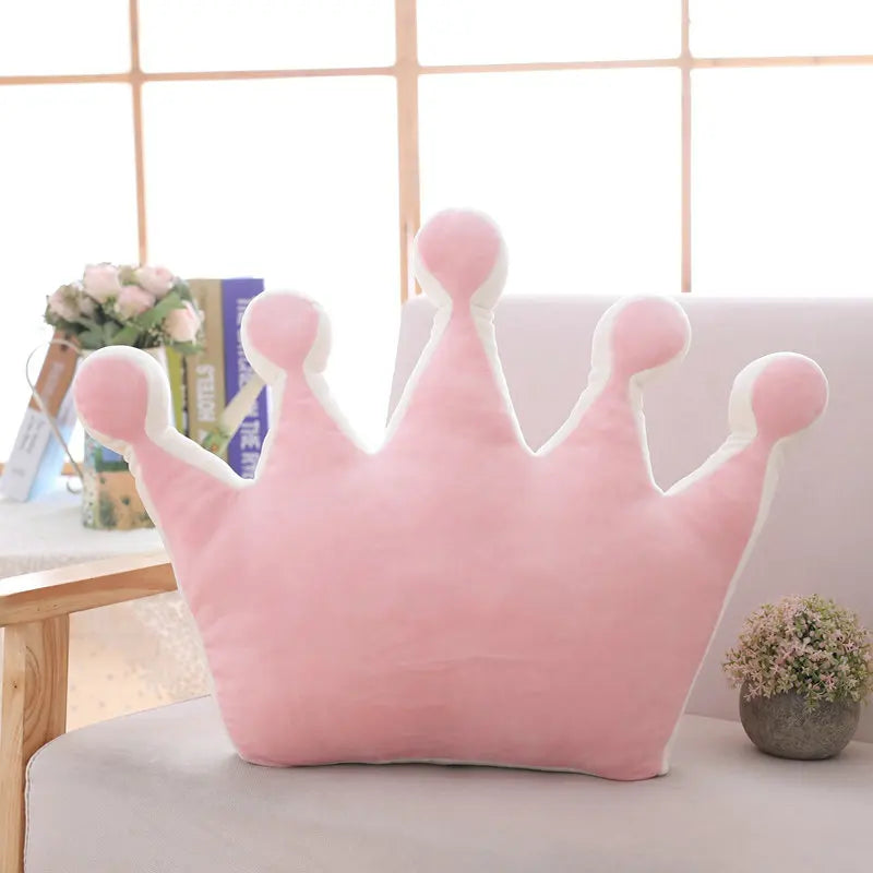 Soft Princess Crown Pillow
