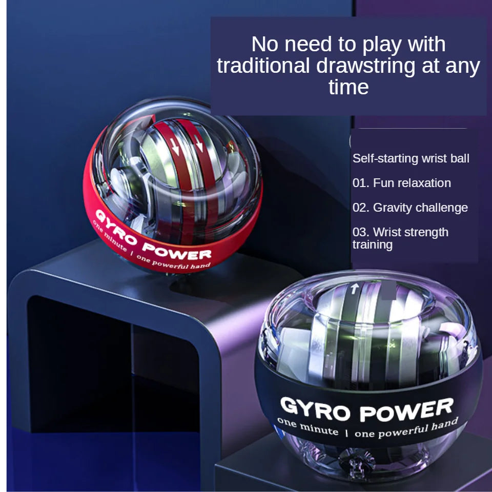 LED  Gyroscopic Power Wrist Ball Arm Hand Muscle Strengthener