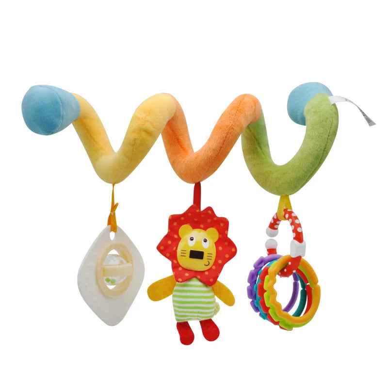 Stroller Spiral Rattle Baby Toy For Newborns