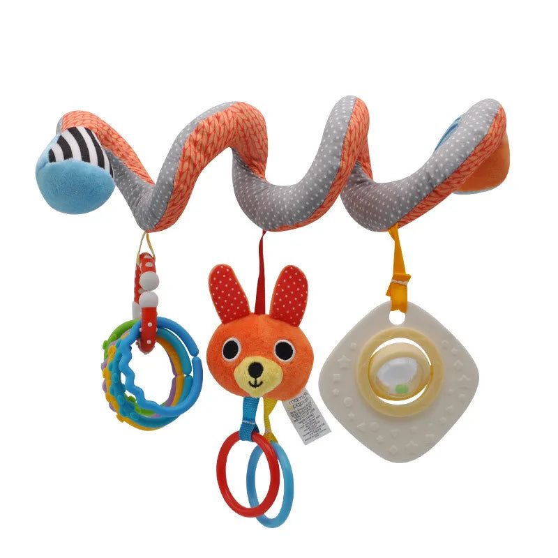 Stroller Spiral Rattle Baby Toy For Newborns