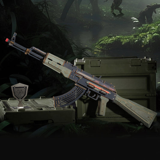 Robotime ROKR AK-47 Assault Rifle Toy Gun 3D Wooden Puzzle LQ901 Green