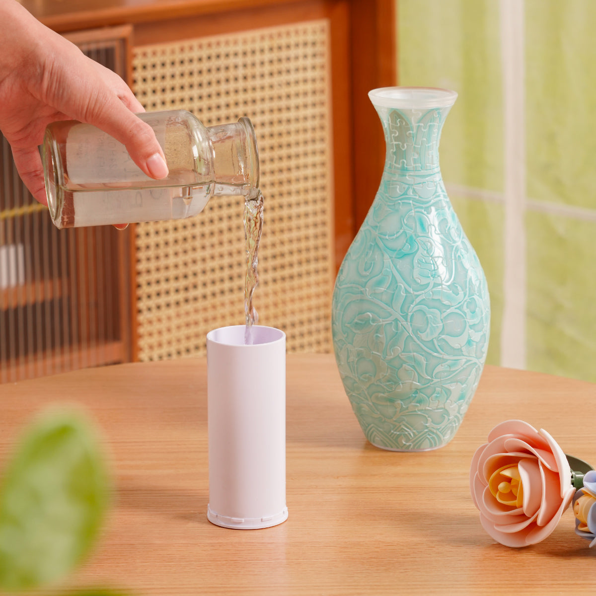 Robotime Puzzle Vase Summer Blossoms Emerald Garden VAS002