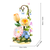 Robotime ROKR Garden Ramble DIY Flower Bouquet 3D Puzzle