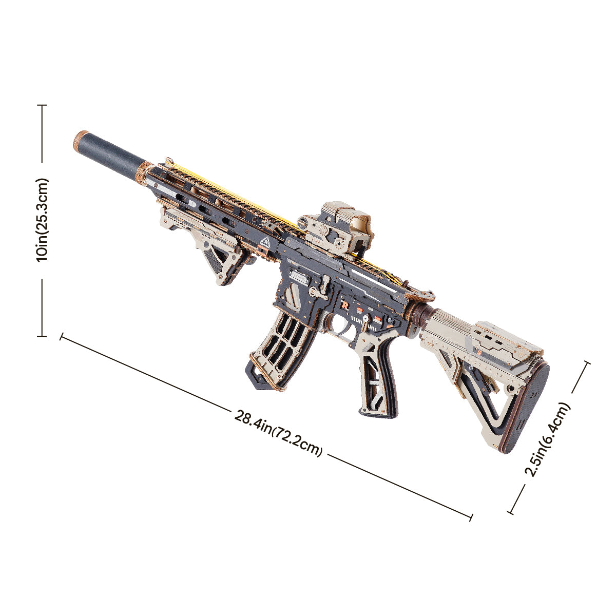 Robotime ROKR M416 Carbine 3D Wooden Puzzle LQB02
