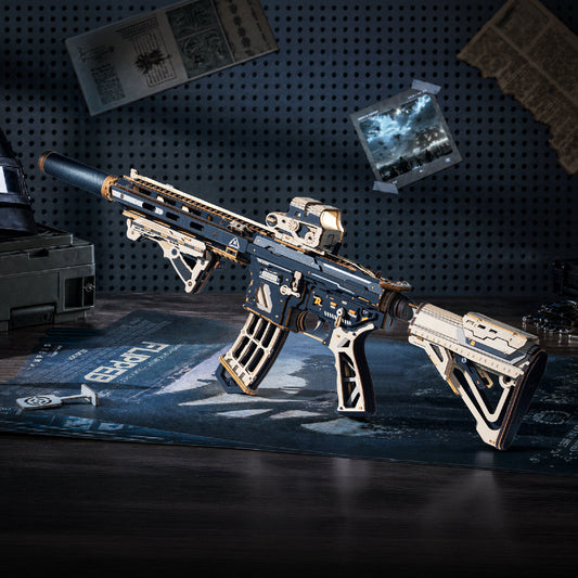 Robotime ROKR M416 Carbine 3D Wooden Puzzle LQB02