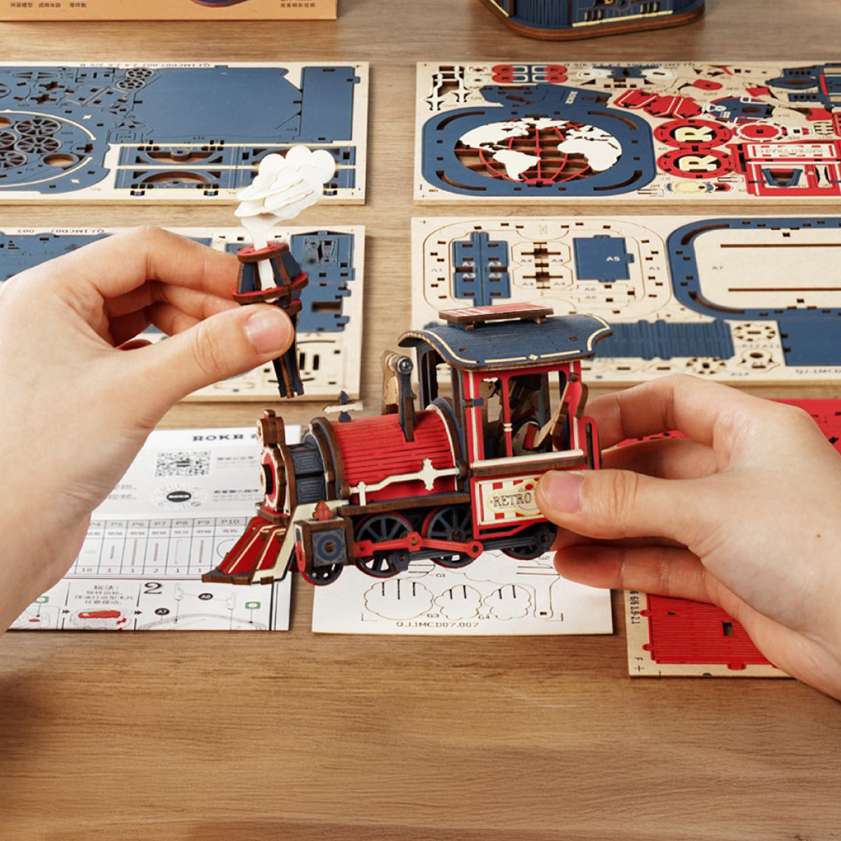Robotime ROKR Power Express Pendulum Balance Toy 3D Puzzle