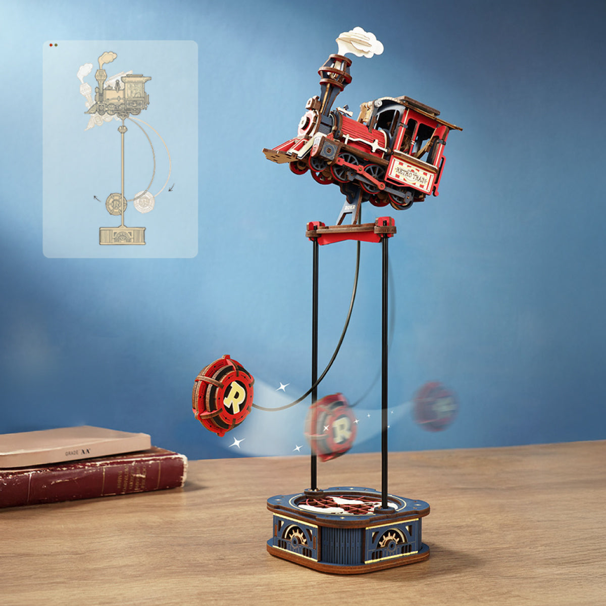 Robotime ROKR Power Express Pendulum Balance Toy 3D Puzzle