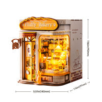 Robotime Rolife Fluffy Bakery DIY Book Nook