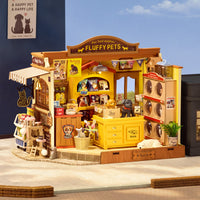 Robotime Rolife Fluffy Friends Store DIY Miniature House