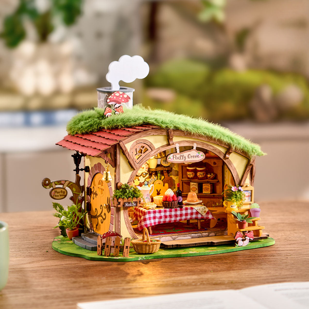 Robotime Rolife Fluffy Grove DIY Miniature House
