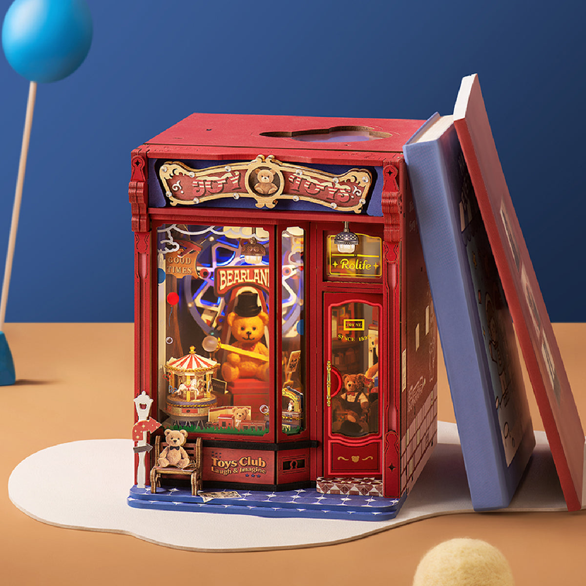 Robotime Rolife Joy Toys DIY Book Nook