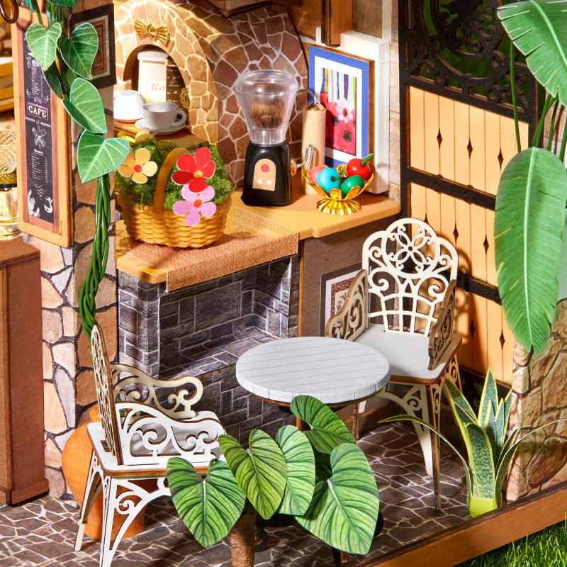 Robotime Rolife Leafree Café DIY Miniature House