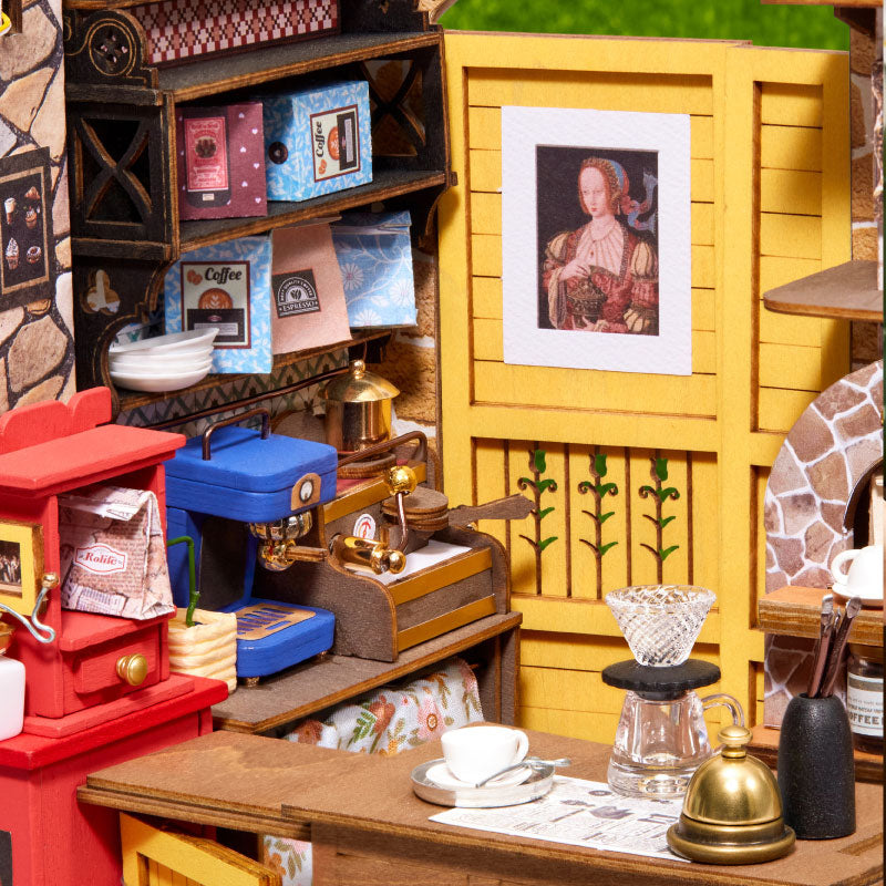 Robotime Rolife Leafree Café DIY Miniature House
