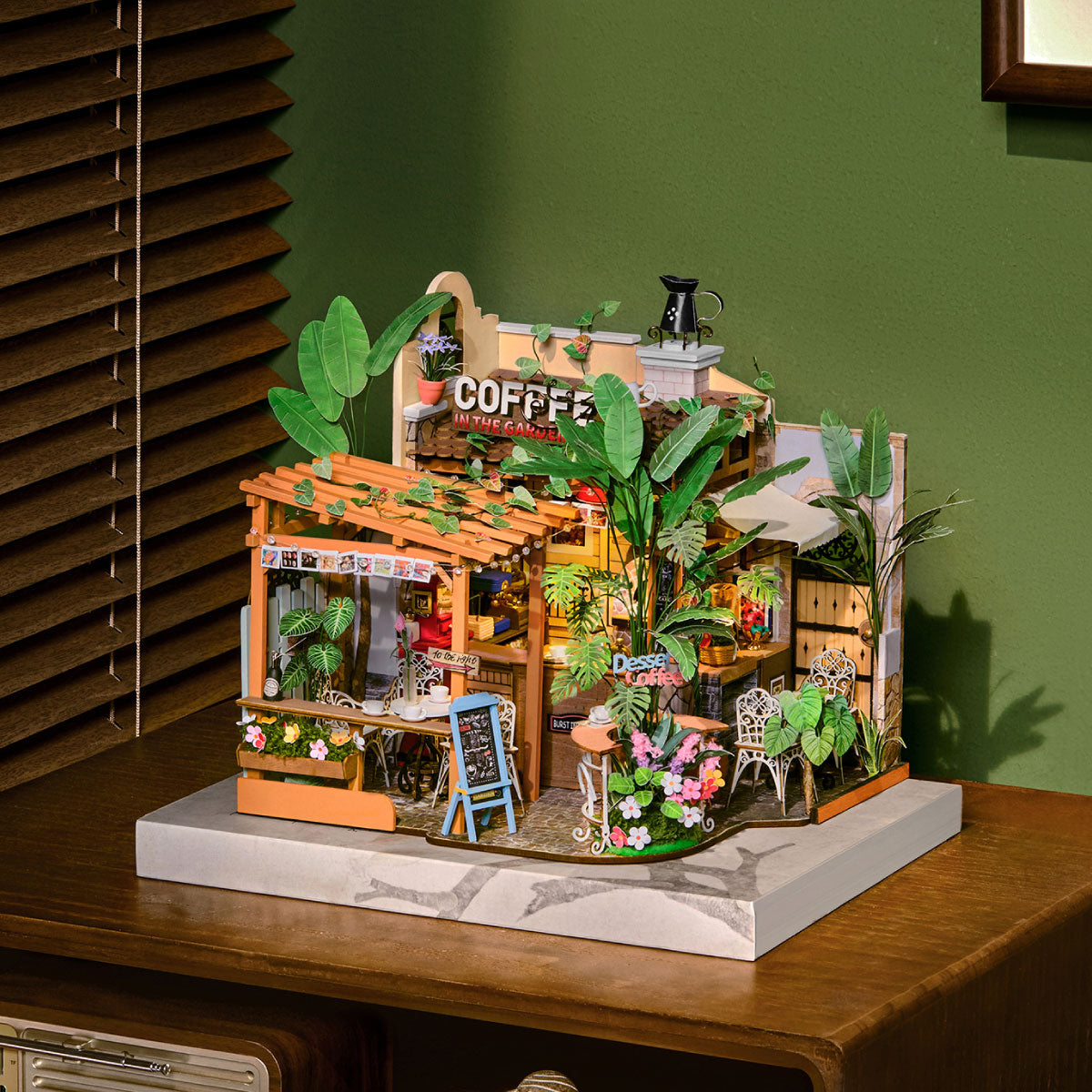 Robotime Rolife Leafree Café DIY Miniature House