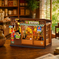 Robotime Rolife Nostalgic Corner Shop DIY Book Nook